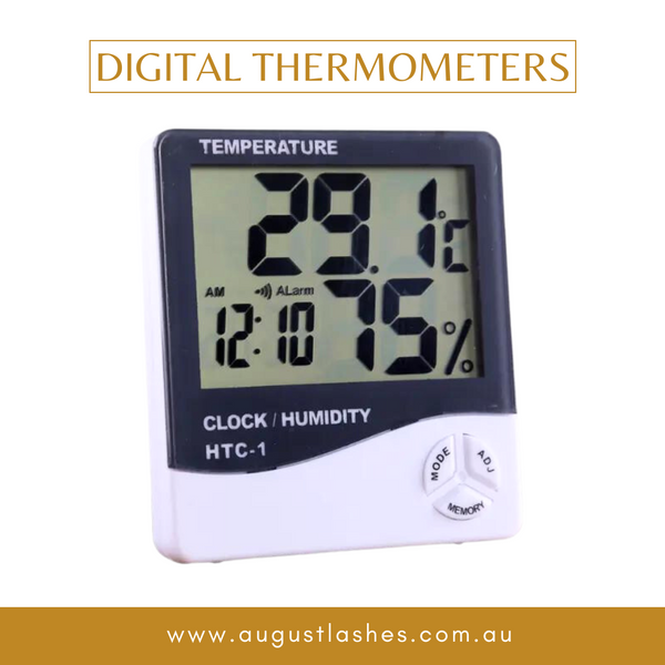 Digital Hygrometer / Thermometer for Lash Extensions