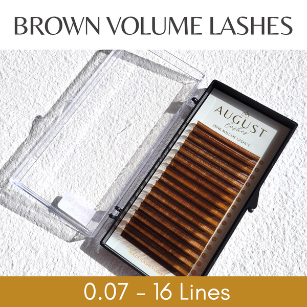 0.07 - Brown Volume Lashes