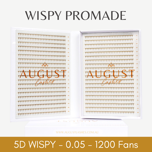 5D 0.05 Wispy Promade Fans - Megabox - 1200 Fans