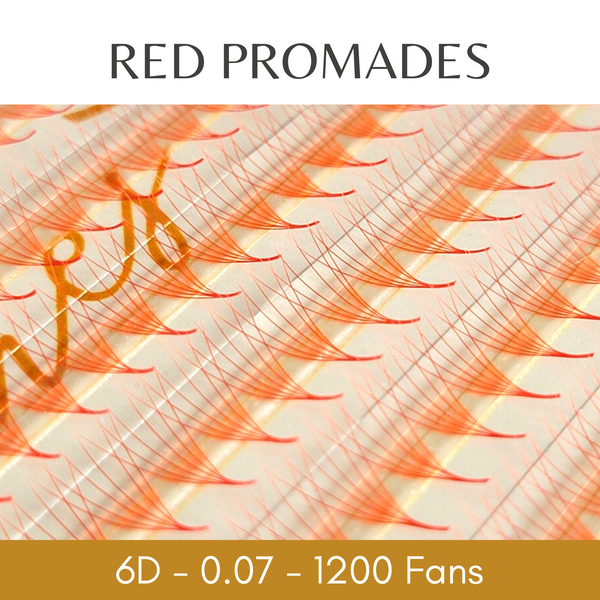 6D 0.07 RED Promade Fans - Megabox - 1200 Fans