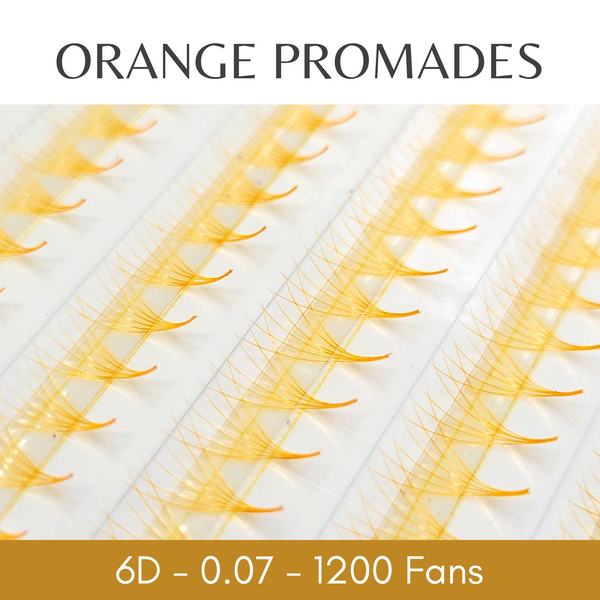 6D 0.07 ORANGE Promade Fans - Megabox - 1200 Fans