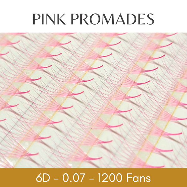 6D 0.07 PINK Promade Fans - Megabox - 1200 Fans