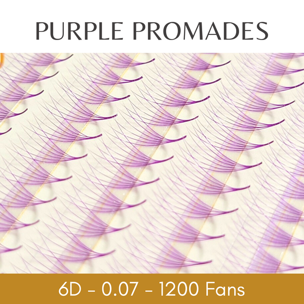 6D 0.07 PURPLE Promade Fans - Megabox - 1200 Fans