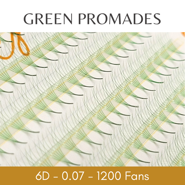 6D 0.07 GREEN Promade Fans - Megabox - 1200 Fans