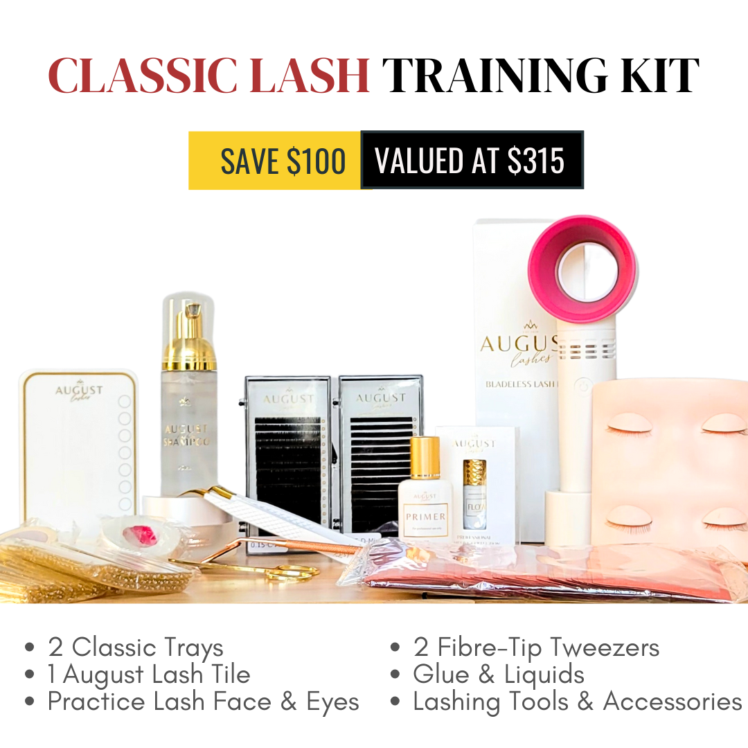 Professional Eyelash Extension Beginner Training Kit - Classic Lashes ...