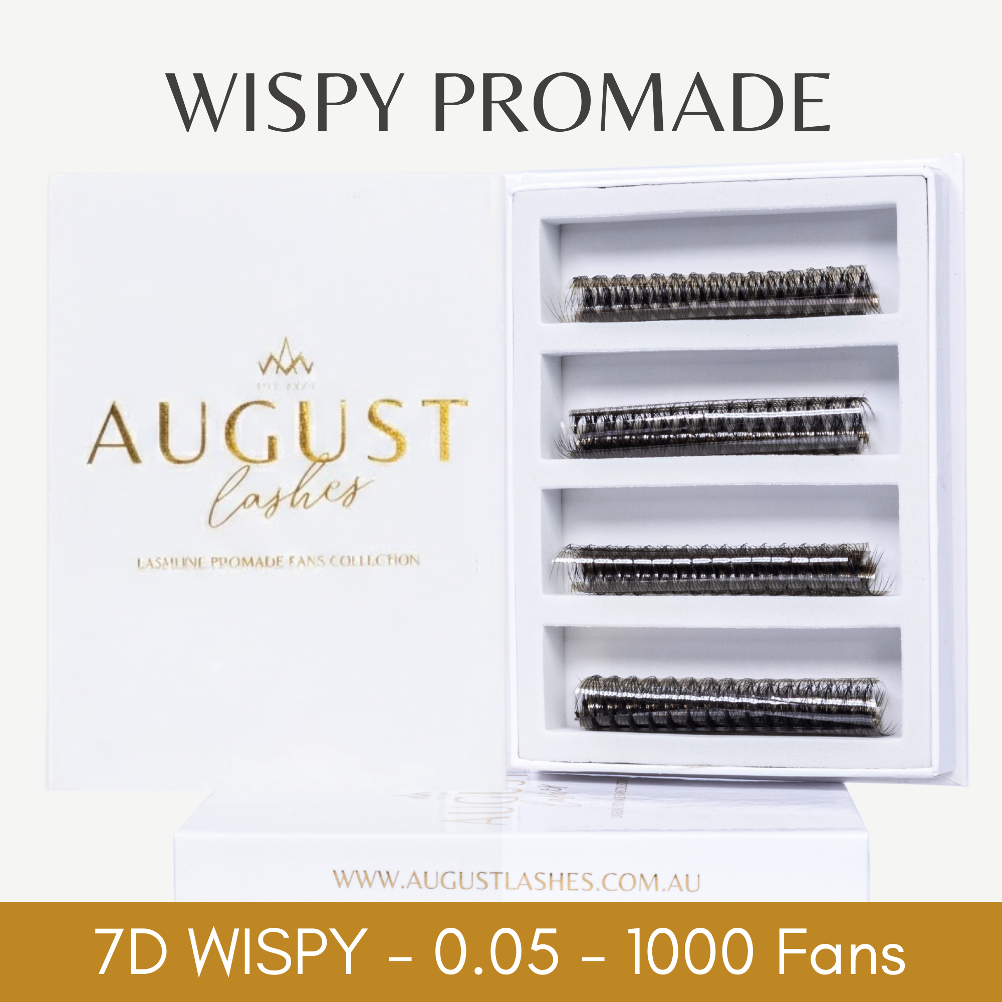 7D Wispy Promade Eyelash Extensions – August Lashes